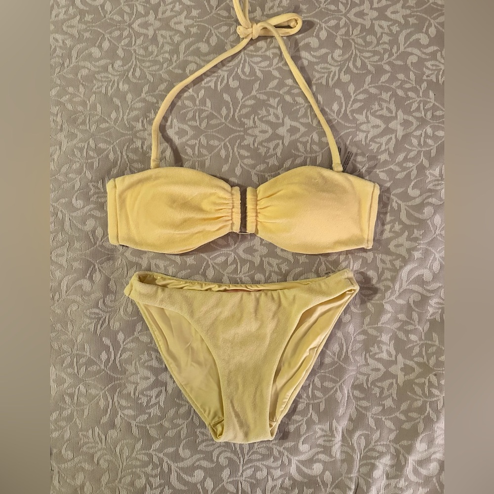 Yellow Teri cloth Victoria Secret Swimsuite
